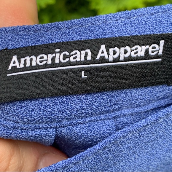 American Apparel Periwinkle Sunburst Pleated Skirt - Picture 6 of 6